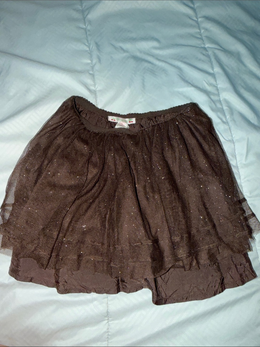 bonpoint brown tulle skirt